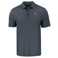 thumbnail image 2 of Men's Cutter & Buck Black Oklahoma State Cowboys Pike Eco Pebble Print Stretch Recycled Polo, 2 of 3