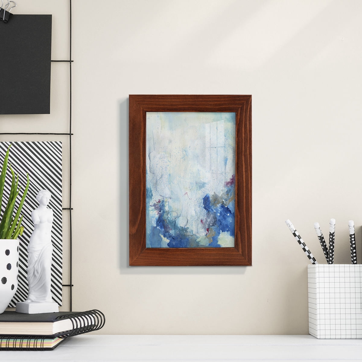 In the Mist II - Framed Print w/glass - Chestnut