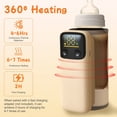 thumbnail image 3 of iMounTEK Portable Baby Bottle Warmer, 6 Heating Levels USB Bottle Warmer for Home Travel, Beige, 3 of 12