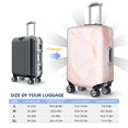 thumbnail image 6 of Bixox Washable Pink Marble Printed Luggage Cover, Fashion Suitcase Protector Fits for Large luggage, 6 of 8
