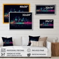 thumbnail image 4 of Designart "Pink And Green Cityscapes In Vivid Expression III" City Art Deco Canvas Wall Art, 4 of 5