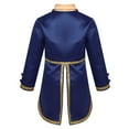 thumbnail image 2 of Kaerm Boys Halloween Prince Beast Costume Lapel Tailcoat Wedding Party Tuxedo Jacket Dress up Navy Blue 11-12, 2 of 7