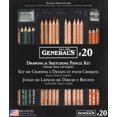 thumbnail image 1 of Kit de Dibujo y Boceto General Pencil 20GP con Lapices de Carbon Grafito y Pastel, 1 of 1