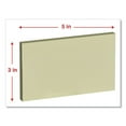 thumbnail image 3 of Self-Stick Note Pads 3 in. x 5 in. - Yellow 100 Sheets (12/Pack), 3 of 4
