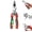 Red, variant on Multifunctional Digital Electrician's Pliers, 25-in-1 Wire Stripper with Voltage Tester, Electrician Tool for Wire Cutting Stripping Crimping (Red)