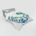 thumbnail image 3 of Ambesonne Summer Bedding Set 3 Pcs, Colorful Peacock Tropic, Twin, Blue Green Pink, 3 of 3