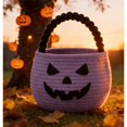 thumbnail image 4 of TAROFIIH Halloween Candy Gift Basketâ20x20 Cm Cotton-Woven Candy Basket, A Reusable Holiday Candy Storage Basket for Parties; Small Woven Basket, Ideal for Gift-Giving, 4 of 5