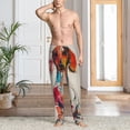 thumbnail image 6 of Lsque Colorful Dachshund Art Print Men's Pajama Pants, Lounge Pant - Comfortable Home Wear,Elastic Waistband, Stylish Design-Medium, 6 of 9