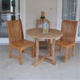 thumbnail image 2 of Teak Decanso Chicago 3-Pieces Bistro Set, 2 of 6