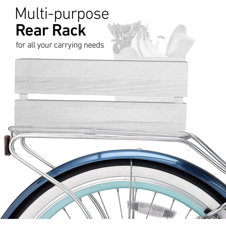 Sixthreezero evryjourney steel women's hybrid bike with rear rack deals