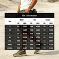 thumbnail image 3 of Men's Flex Casual Cargo Shorts, Lightweight Water Resistant Golf Shorts,Comfortable Stretch Waist Work Shorts with Multi-Pocket Light Gray XL, 3 of 9