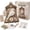 White Dove Always Near 3D Fabric Poke Art Memory Lantern Kit#4, variant on Baby Dragon DIY Patchwork Kit, Adorable Stuffed Dragon Patchwork Set, Hand Sewing Craft Kit for Crafters Home Decoration (Green)
