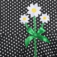 thumbnail image 6 of Girls Dress Black Polka Dot Daisy Flower Embroidery Everyday Summer 5 Years, 6 of 7
