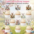 thumbnail image 5 of Easter Cupcake Toppers with Adorable Bunny, Chick, and Egg Designs for Party Decorations, Made of Cardboard, 5 of 9