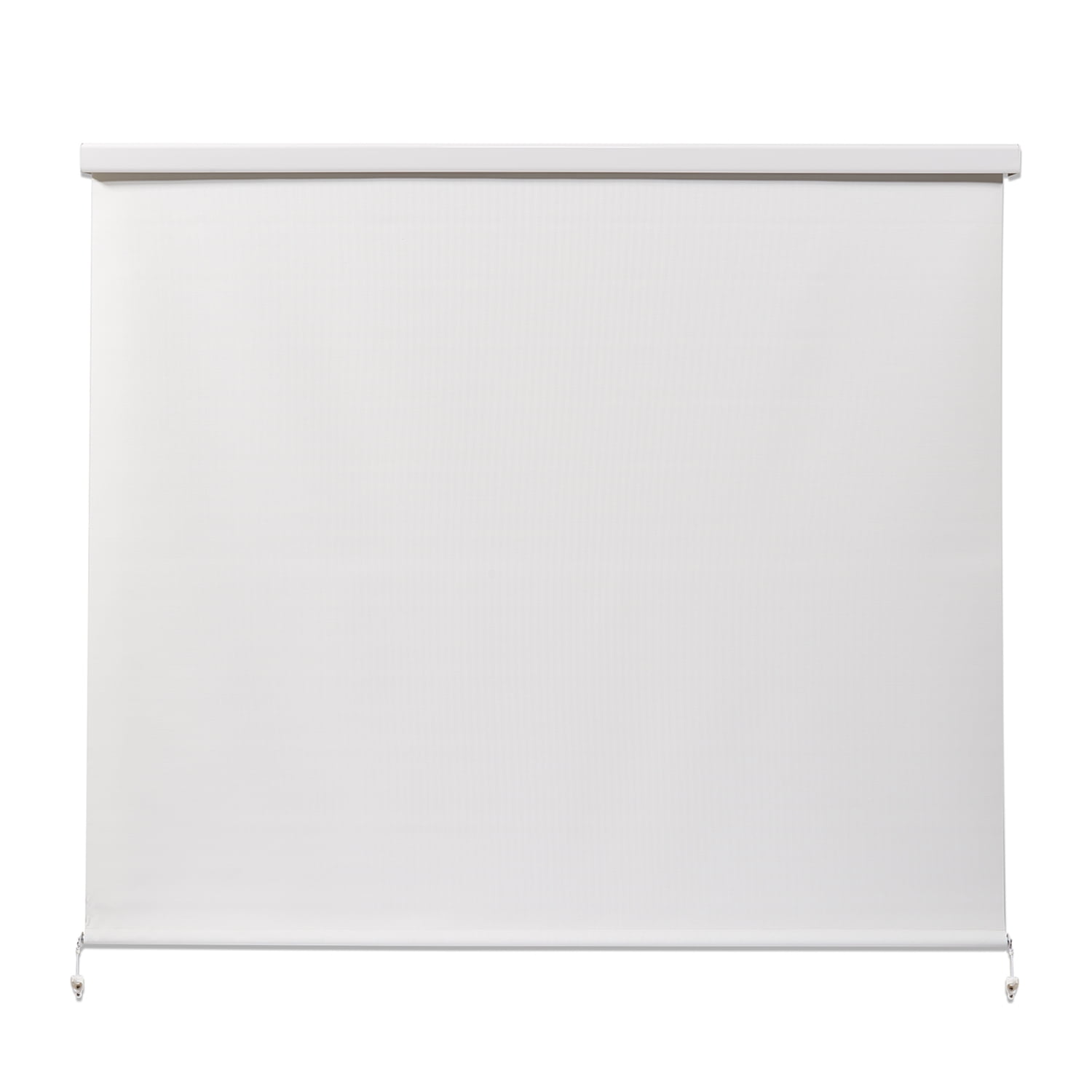 Coolaroo Simple Lift Outdoor Roller Shade; 6'x6'; White