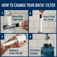 Brita Premium Water Bottle Filter Replacements, 6 Count