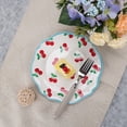 thumbnail image 2 of Hometrends Cherry Bamboo Melamine Salad Plate 8.375 Inch, 2 of 5