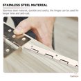 thumbnail image 4 of FUEENIRVA Continuous Stainless Steel Hinge for Door Smooth Quiet Opening, 4 of 6