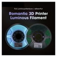 thumbnail image 3 of PLA Luminous-Rainbow PLA Filament, 1.75mm Glow In The Dark 1KG Spool, Luminous 3D Printing Filament For 3D Printer ,Easy to Use, 3 of 7
