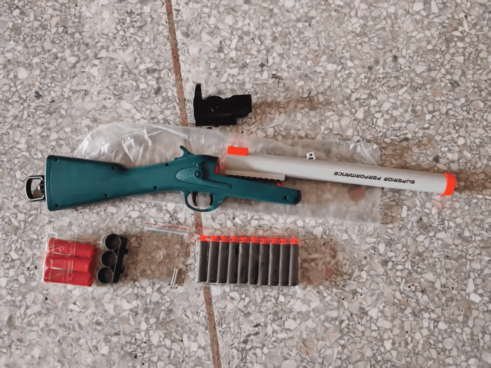 Shell Ejecting Foam Blaster, Foam Dart Toy Gun with 20 Bullets, Manual Loading Soft Bullet Blaster for Indoor and Outdoor Game 14+Years Old