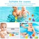 thumbnail image 4 of Juguete de baño para bebé, 9 piezas, animales flotantes, juguetes para piscina, juguetes para bañera, juguetes de agua, juguetes de baño, juguetes de baño, red de chorro, juguetes para piscina para n, 4 of 5