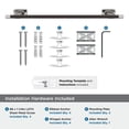 thumbnail image 5 of Amerock Esquire Brushed Nickel/Oil-Rubbed Bronze 18 inch (457mm) Towel Bar, 5 of 8