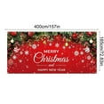 thumbnail image 3 of Christmas Garage Backdrop Banner 157x70.8in, Large Polyester Hanging Background Cloth with Rope for Holiday Party Photo Booth Wall Decor, Xmas Photography Prop, 3 of 4