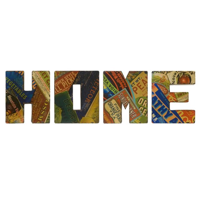 IMAX Corporation Vintage 4 Piece Home Sign Wall Panel Set