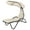 Beige, variant on Hanging Chaise Lounger Chair Patio Porch Arc Swing Hammock Chair Canopy Outdoor [Blue]