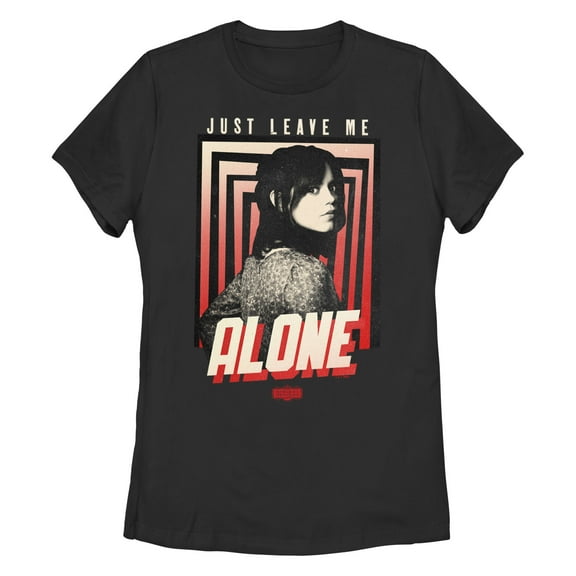 Women's Beetlejuice Beetlejuice Astrid Deetz Just Leave Me Alone  Graphic T-Shirt