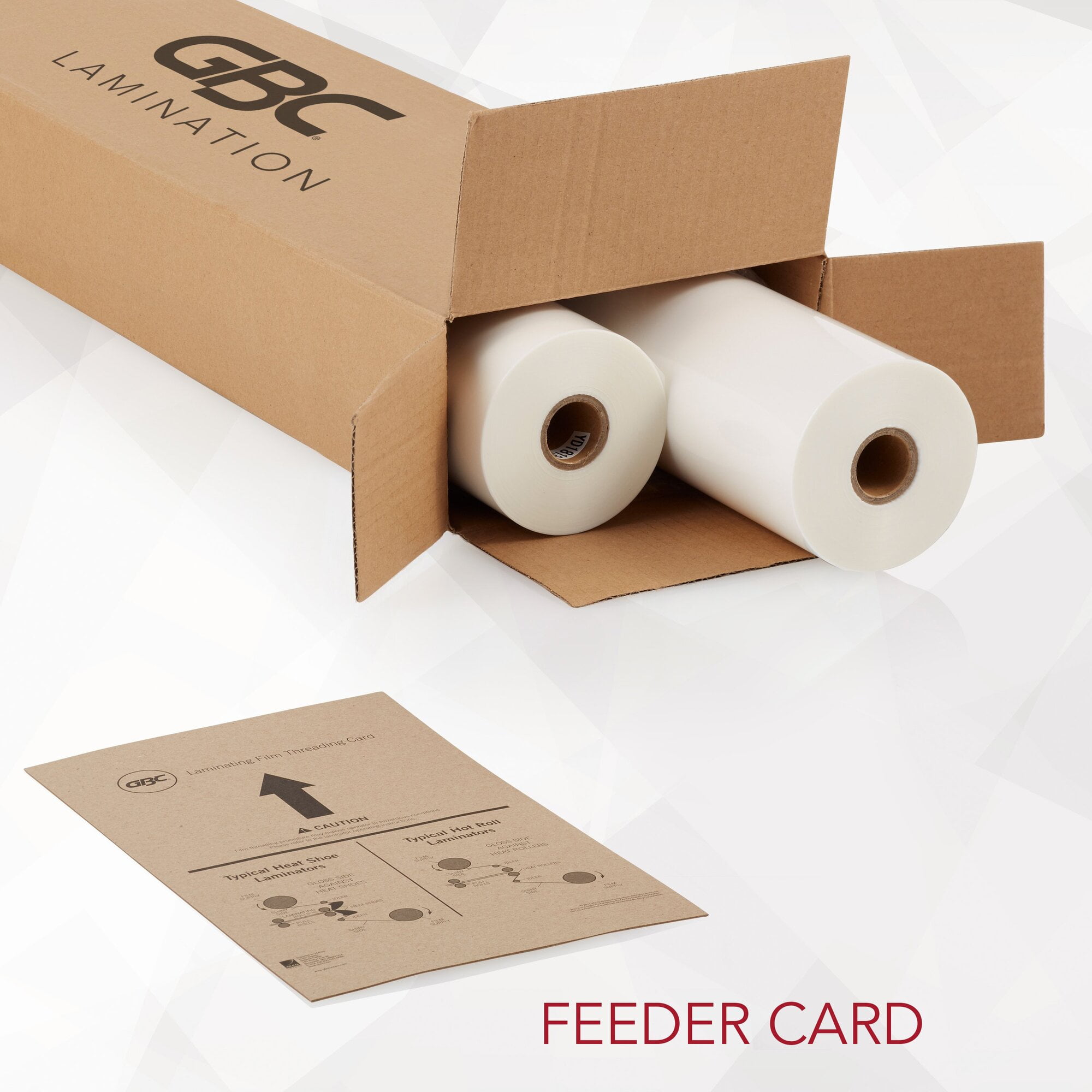 GBC Standard Laminating Roll Film Gloss 27 x 500 15 mil 1 Roll - Thermal