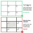 thumbnail image 5 of Magnetic Dry Erase Fridge Calendar and Whiteboard Bundle for Fridge: 2 Boards - 17"x12" - 6 Fine Tip Markers and Large Eraser with Magnets - Monthly Magnetic Whiteboard for Fridge - Fridge Whiteboard, 5 of 6