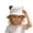 A-White87, variant on Toddler Bucket Hat With Cute Cat Ears And Embroidery Kids Adjustable Strap Outdoor Wide Brim Sun Hat 2-5Y