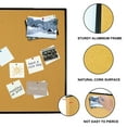 thumbnail image 4 of JILoffice Bulletin Board 24" x 36" Black Aluminum Frame Cork Board 3'x2' Thumb Tack Pin Board for Office, 4 of 6