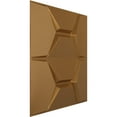 thumbnail image 2 of Ekena Millwork 19 5/8"W x 19 5/8"H Colony EnduraWall Decorative 3D Wall Panel, Bright Coat Gold (Covers 2.67 Sq. Ft.), 2 of 6