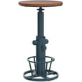thumbnail image 4 of Topower  Bar Table 38.58-48.43" Adjustable Pub Table Kitchen Dining Coffee Bistro Table Antique Blue, 4 of 8