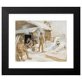 thumbnail image 2 of Akseli Gallen-Kallela 14x12 Black Modern Framed Museum Art Print Titled - Outside the Sauna (1891), 2 of 5