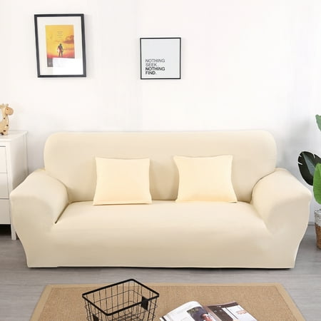 Stretch Sofa Slipcover 1pcs L Shape Loveseat Cover Elastic Couch Pure Color Anti Wrinkle Protector For Moving Furniture