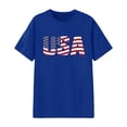 thumbnail image 7 of ibiyuan 250th Anniversary Shirt Women T Shirts Graphic Crew 250 Anniversary Usa Flag Holiday Short Sleeve Independence Day Women Shirts Holiday Tops for Women, 7 of 7