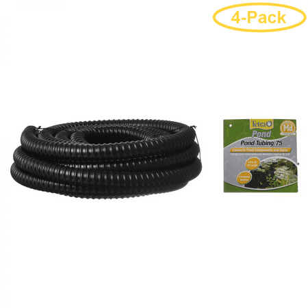 - Tetra Pond Pond Tubing - Black 20' Long x 3/4 Diameter - Pack of 4