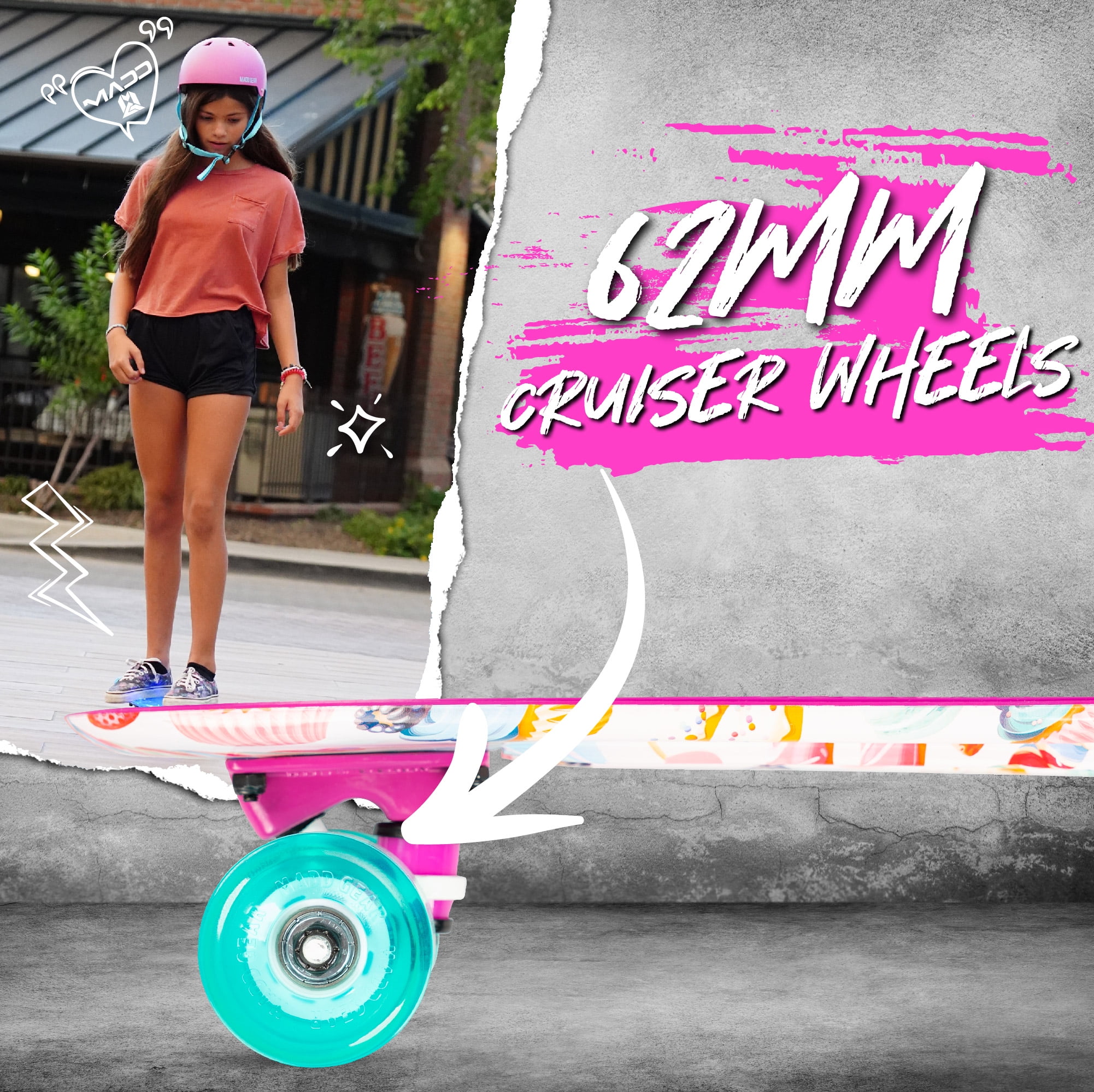 Slide New Retro スケートボード 30 x 10.25インチ Slide New Retro スケートボード 30 x 10.25インチ Slide New