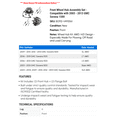 thumbnail image 2 of Front Wheel Hub Assembly Set - Compatible with 2003 - 2013 GMC Savana 1500 2004 2005 2006 2007 2008 2009 2010 2011 2012, 2 of 2