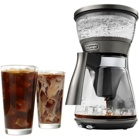 De'Longhi - 8-Cup Coffee Maker - Silver Metallic