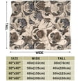 thumbnail image 3 of Kuscheln Cute Pug Dogs Bed Blanket Ultra Soft Throw Blanket All Season Warm Light Weight Cozy Plush Blankets for Home Bedroom Sofa Chair Travel, 3 of 9