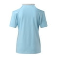 thumbnail image 5 of Siilsaa 4th of July Independence Day Tee Tee Women Vintage American Flag Color Block Patriotic T-Shirt Summer Short Sleeve Tops Blue,M, 5 of 5