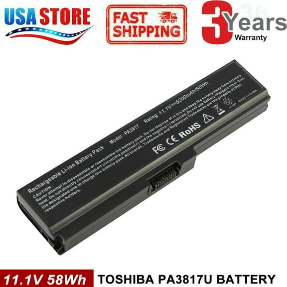 ZGBY For Toshiba Li-Ion Battery Pack Model Pa3817U-1Brs Satellite L745-S4310 Laptop