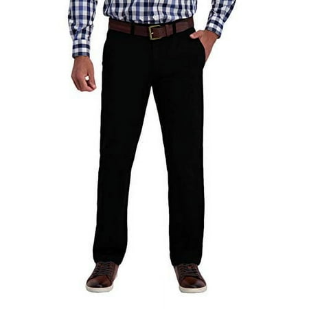 Haggar Men??s Super Flex Travel Pant - Black 36W x 32L