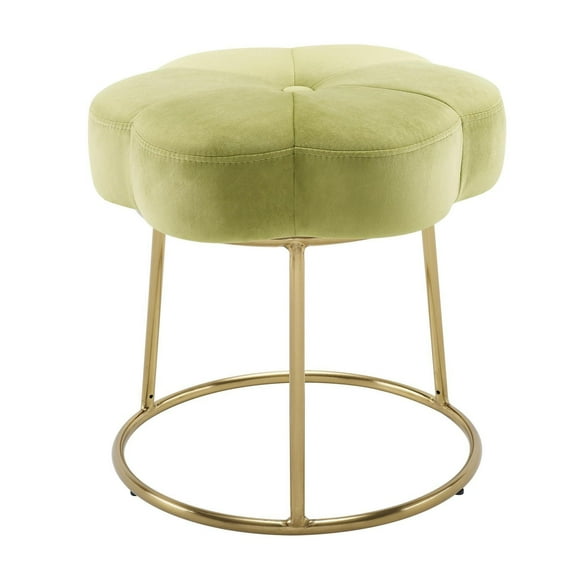 Sabine Accent Vanity Stool, Green