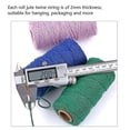 thumbnail image 5 of 2mm 100m Cotton String Twine 8 Ply Solid Colour Holiday Decorative Thread For Diy Craft Gift Bake Wrapping, 5 of 5
