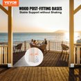 thumbnail image 2 of VEVOR 10Pcs 6x6 Concrete Deck Post Anchor Base Adjustable Metal Bracket Base, 2 of 9